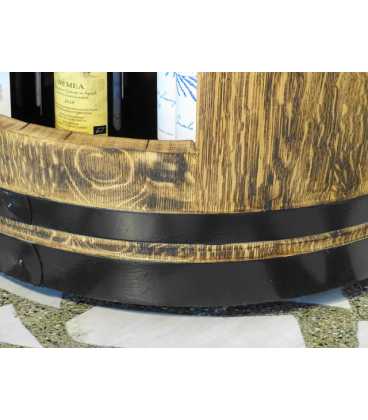 Wein barrel table-bar
