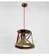 Metal and rope pendant light 231
