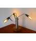 Metal decorative table light with a wooden base 243