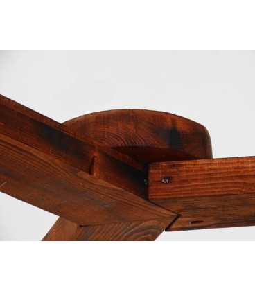 Wood and rope ceiling light 253