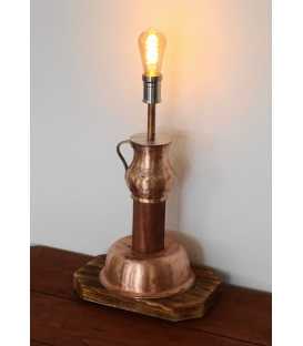 Wood and metal decorative table light 304