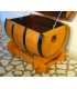 Wein barrel storage chest