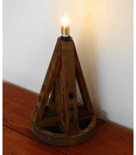Διακοσμητικό φωτιστικό επιτραπέζιο από ξύλο 339