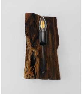 Wood and metall wall lamp 399