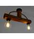 Wood and rope pendant light 405