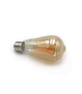 Λαμπτήρας LED COG ΑΒΟΚΑΝΤΟ ST64 Ε27 8W ΜΕΛΙ 2200K (13-2764800)