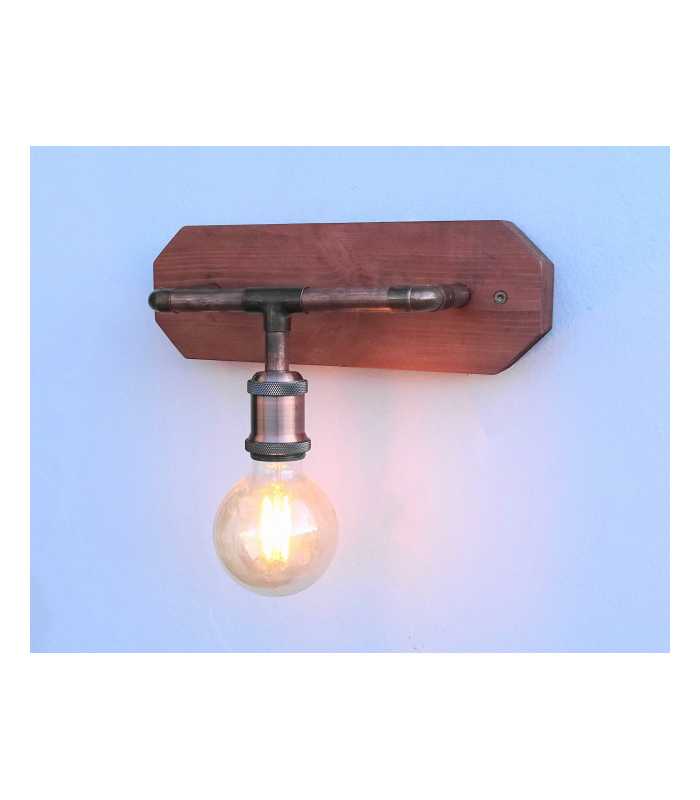 copper wall lamp