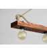 Wood and rope pendant light 461