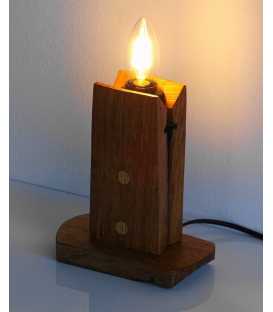Επιτραπέζιο διακοσμητικό φωτιστικό από ξύλο 488