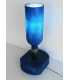 Wood and glass bottle table light 525