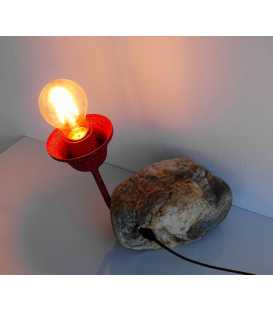 Stone and metal table light 530