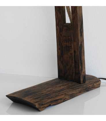 Wood and rope table light 534
