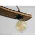 Wood and rope pendant light 542