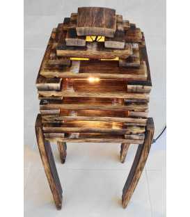 Wooden floor lamp 550
