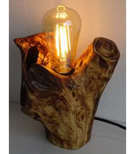 Olive wood table lamp 553