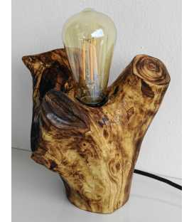 Olive wood table lamp 553