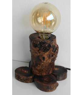 Olive wood table lamp 554