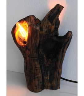 Επιτραπέζιο φωτιστικό διακοσμητικό από ξύλο ελιάς 566