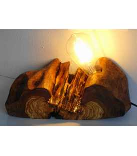 Olive wood table lamp 567