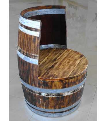 Oak barrel armchair 575