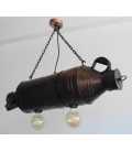 Antique metal containers pendant light fixture 579