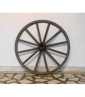 Old iron wheel sandblasted 058