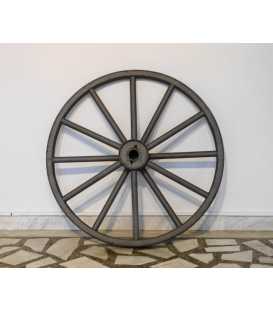 Old iron wheel sandblasted 058